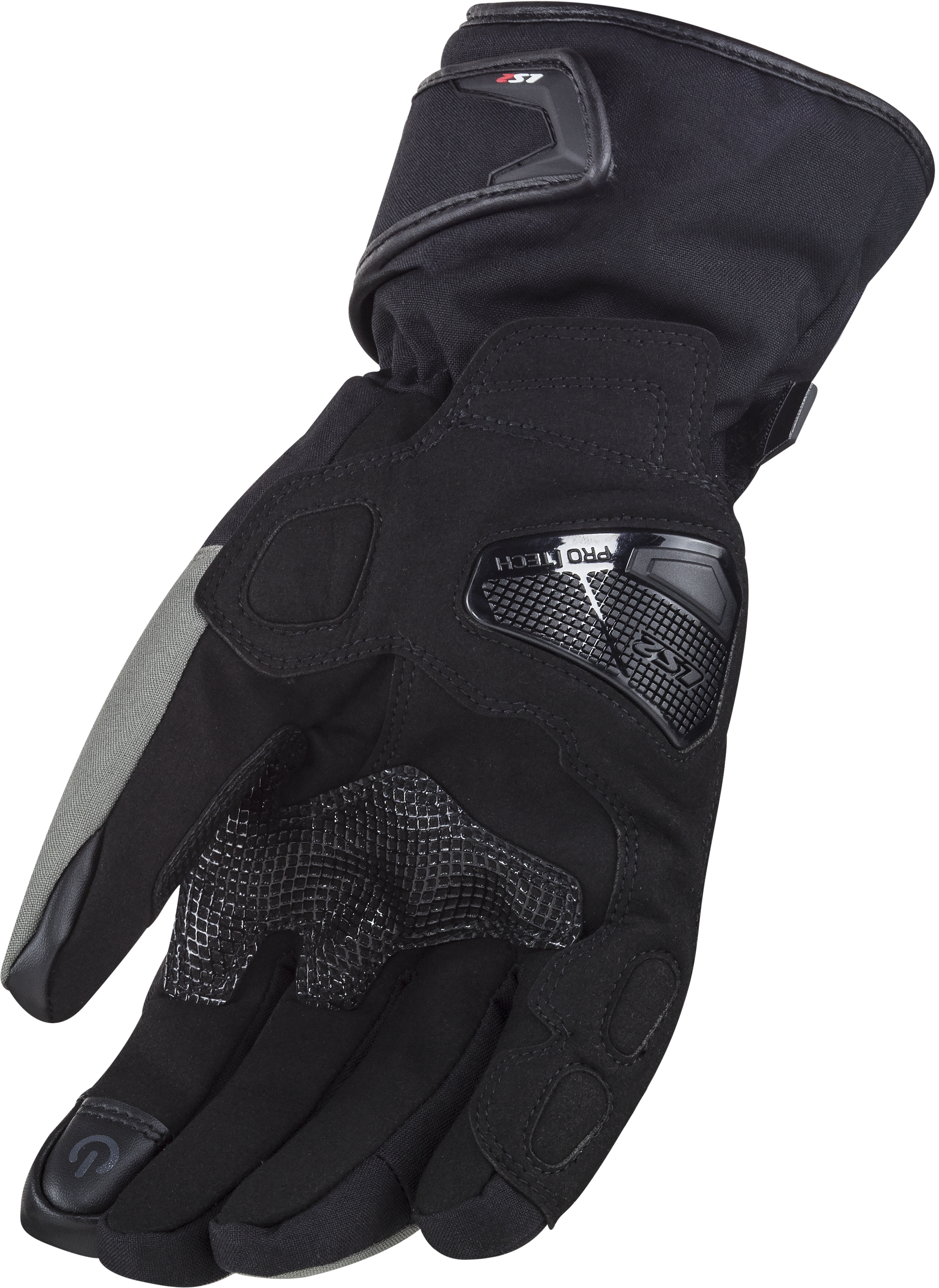 SNOW MAN GLOVES BLACK GREY 70100W0107 (2)